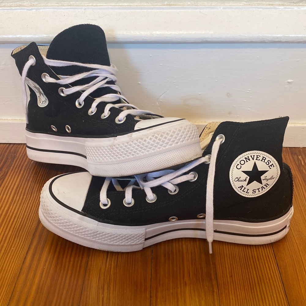 Black Platform Converse Chuck Taylor All Star Lift Platform Canvas